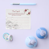 ウォーターカラータイムカプセル結婚のアニバーサリーカード チラシ (シングル)