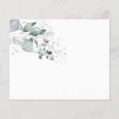 ウォーターカラータイムカプセル結婚のアニバーサリーカード チラシ (裏面)