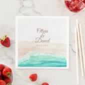 ウォーターカラーターコイズサンディビーチ結婚式 (インサイチュ)