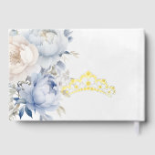 ウォーターカラーダスティーブルーフローラクインセアニラ ゲストブック (裏面)