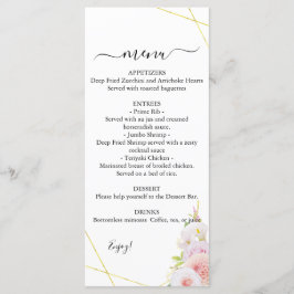 ウォーターカラーダリア&バラ結婚ズ メニュー