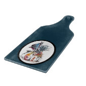 ウォーターカラーチェロヴィネット カッティングボード (角)