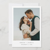 ウォーターカラーチャーチハウスイラストレーション結婚ズ 招待状 (裏面)