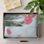 ウォーターカラーチューリップブーケ春イラストレーション 薄葉紙 (ギフト)