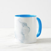 ウォーターカラーチワホアドッグとラブリーズ引用文 マグカップ (正面右)