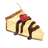 ウォーターカラーチーズケエレガントー誕生日招待状 招待状