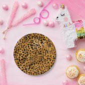 ウォーターカラーチーズプリント ペーパープレート (パーティー)