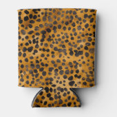 ウォーターカラーチーズプリント 缶クーラー (正面)