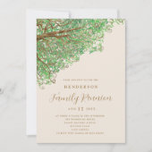 ウォーターカラーツリーファミリー懇親会招待状 招待状 (正面)