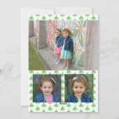 ウォーターカラーツリーホリデーカード シーズンカード (裏面)