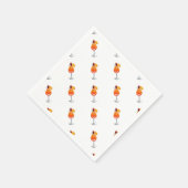 ウォーターカラーテキラサンライズカクテル スタンダードカクテルナプキン (角)