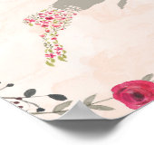 ウォーターカラーディアアートプリント ポスター (角)