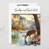 ウォーターカラーディアドクターグッドバイ平サンキューカード サンキューカード (正面/裏面)