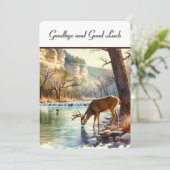 ウォーターカラーディアドクターグッドバイ平サンキューカード サンキューカード (スタンド正面)