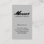 ウォーターカラーデイジーブーケエレガントシックフローラ 名刺 (裏面)