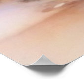 ウォーターカラーデザートイラストレーションポートレート ポスター (角)