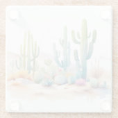 ウォーターカラーデザートイラストレーション ガラスコースター (裏面)