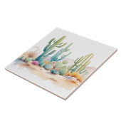 ウォーターカラーデザートイラストレーション タイル (側面)