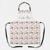 ウォーターカラーデッセルケーキボス エプロン (正面)