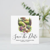 ウォーターカラートスカンヴィライタリアンワイナリーイタリアシック 招待状 (スタンド正面)