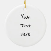 ウォーターカラートナカイベビー セラミックオーナメント (裏面)