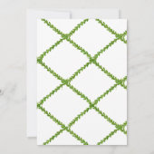 ウォーターカラートピアリズホリデーパーティー招待状 招待状 (裏面)