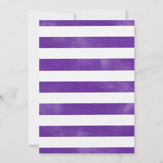 ウォーターカラートリックまたはハロウィーンベイビーシャワーを治療 招待状 (裏面)