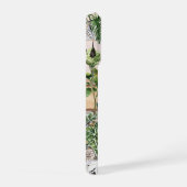 ウォーターカラートロピカルハウスプラント iPhoneケース (右側面)