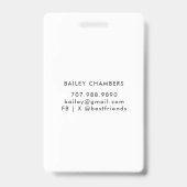 ウォーターカラードッグウォーカーペットシッター バッジ (裏面)