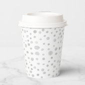 ウォーターカラードットペーパーカップ 紙コップ (裏面)