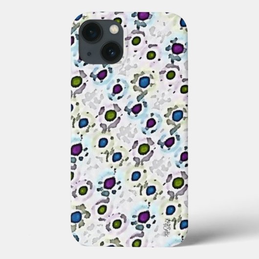 ウォーターカラードット Case-Mate iPhoneケース (裏面)