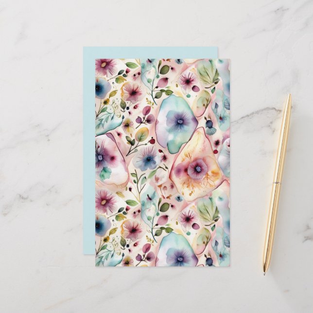 ウォーターカラードリームガーデン (正面/裏面インサイチュ)