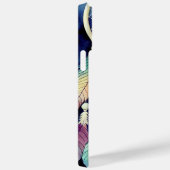 ウォーターカラードリームキャッチャーとフェザー Case-Mate iPhoneケース (裏面 / 右)