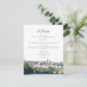 ウォーターカラードードーンリバーサウスフランス詳細カード 招待状 (スタンド正面)