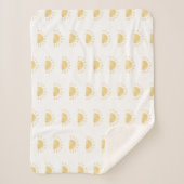 ウォーターカラーニュートラルサンシャインベビー シェルパブランケット (正面)