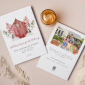 ウォーターカラーニューホームフォーザホリデー |クリスマス シーズンカード