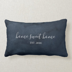 ウォーターカラーネイビー スローピロー Home Sweet Home