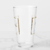 ウォーターカラーネイビー&赤面ベストマン タンブラーグラス (左)