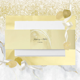 ウォーターカラーノエル結婚式招待状ベリーバンド 招待状ベリーバンド