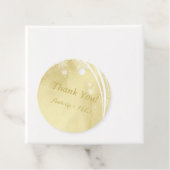 ウォーターカラーノエル金ゴールドメッセージカード フェイバータグ (インサイチュ)