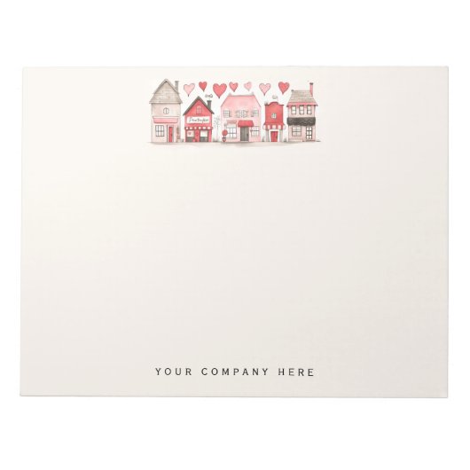 ウォーターカラーハウシズ実在エステート ノートパッド (正面)