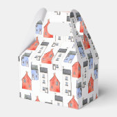 ウォーターカラーハウスアート実在エステートエージェントのギフトボックス フェイバーボックス (裏面サイド)