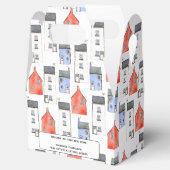 ウォーターカラーハウスアート実在エステートエージェントのギフトボックス フェイバーボックス (オープン)