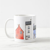 ウォーターカラーハウスアート コーヒーマグカップ (左)