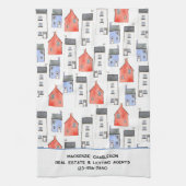 ウォーターカラーハウスアール実在エステートラリーエージェント キッチンタオル (縦)