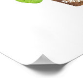 ウォーターカラーハウスプラントガーデニング引用文 ポスター (角)