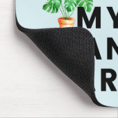 ウォーターカラーハウスプラントガーデニング引用文 マウスパッド (コーナー)