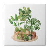 ウォーターカラーハウスプラント タイル (正面)