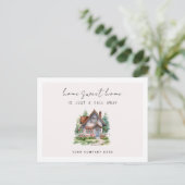 ウォーターカラーハウスホームスウィートホームリアルティ農業 ポストカード (スタンド正面)