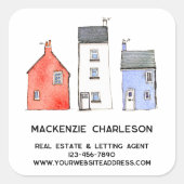 ウォーターカラーハウスホーム実在エステートラリーエージェント スクエアシール (正面)